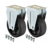 VIGOR VIGOR Roulette fixe (paire) V4814-3, 2 outils Quantité:1