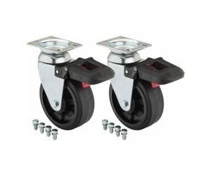 VIGOR VIGOR Roulette pivotante (paire) V4814-2, 2 outils Quantité:1