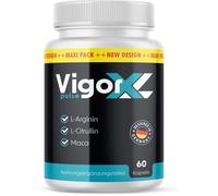 Vigor XL Pulse Capsules | avec L-Arginine, L-Citrulline ainsi que du maca, extrait de pépins de raisin et zinc | 60 capsules par