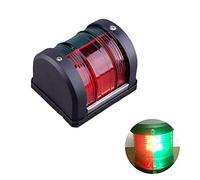 VIGORFLYRUN PARTS LTD 1pc LED Feux de Navigation, Feux de Signalisation Montage Affleurant Navigation LED Feux De Cote Bi-Color pour 12V Marine Bateau Yacht