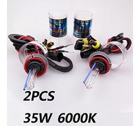 VIGORFLYRUN PARTS LTD 2 Pcs Nouveau Haute Intensité Décharge Hid Lumières Kit Dc12v 35w 6000k H11 Xénon Ampoules