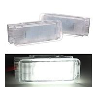 VIGORFLYRUN PARTS LTD 2Pcs LED Lumière de Coffre, Éclairage intérieur, Éclairage de la Porte Canbus sans Erreur Blanc 6000K LED Lumière pour P-eugeot 1007 206 207 306 307 3008 406 407 5008
