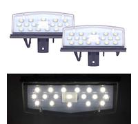 VIGORFLYRUN PARTS LTD 2Pcs LED Lumière de Plaque d'immatriculation, Canbus sans Erreur Blanc 6000K 18SMD LED Lumière pour Prius ZVW30 Venza Matrix for L-EXUS CT200H