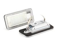 VIGORFLYRUN PARTS LTD 2Pcs LED Lumière de Plaque d'immatriculation, Canbus sans Erreur Blanc 6000K 18SMD LED Lumière pour A3 S3 8P/8PA A4 S4 B6 B7 RS4 A6 Q7