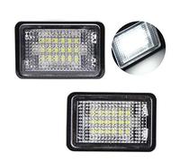VIGORFLYRUN PARTS LTD 2Pcs LED Lumière de Plaque d'immatriculation, Canbus sans Erreur Blanc 6000K 18SMD LED Lumière pour GLK X204 2007-2017