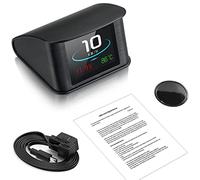 VIGORFLYRUN PARTS LTD Auto HUD Head Up Display Affichage Tête Haute OBD2 GPS Compteurs de Vitesse MPH/KMH pour Voiture Auto OBD II (P10)
