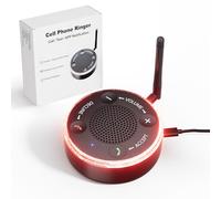 VigorKeeper Amplificateur de sonnerie pour téléphone portable - Alarme ultra forte de 116 dB et alertes flash rouge-bleu, répondre/refuser les appels, Bluetooth 5.3 stable, grands boutons intuitifs
