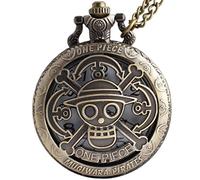 VIGOROSO One Piece Vintage Antique Bronze Steampunk Quartz Pocket Watch Necklace Pendant Gift Box