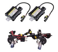 VIGORTHERIVE 55W HID Xenon H4 Phare Kit Auto Car Xenon Bulb 4300K Electronic Digital Slim Ballasts
