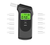 VIHBRAI Éthylotest précis pour la police, appareil de mesure du nombre de kilomètres de haute précision avec écran LCD couleur numérique