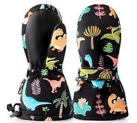 Vihir Gants de Ski Enfants, Moufles Ski Enfant, Gants Chaud Hiver pour Garçon Fille Imperméable Coupe-Vent Respirant pour Ski Snowboard Cyclisme Patinage, 2 à 10 Ans