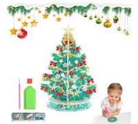 Viilich Peinture diamant pour sapin de Noël - 5D - Forme spéciale - Décoration de Noël