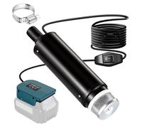 Viitech Pompe submersible sans fil pour Makita 18 V, 30 l/min, pompe à eau portable et pompe de puisard, pompe auto-amorçante pour eau sale pour piscine, jardin, tonneau de pluie, drainage