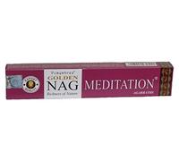Vijayshree 48 boîtes de bâtons d’encens «Golden Nag méditation» de 15 g