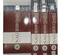VIJAYSHREE ENCENS Golden NAG Sept Chakra 15 GR. X 12 BOÎTES = 180 GR.