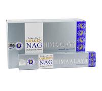 Vijayshree Golden Encens Golden Nag Himaalaya - Boîte de 12 Paquets