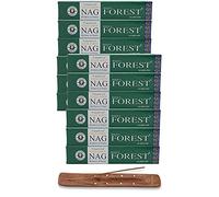 Vijayshree Golden Nag Forest Lot de 12 bâtons d'encens Masala Agarbathi de qualité supérieure 180 g