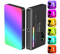 VIJIM VL120 Lampe vidéo RGB, Lampe de caméra LED Portable, Lampe vidéo LED CRI 95+ 2500-9000K, éclairage DSLR LED Rechargeable 3100mAh pour vlogging, Photographie, vidéoconférence, USB
