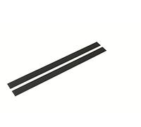 Vikan 380455 Lot de 2 rubans adhésifs en plastique porte-balai supérieur Longueur 510 mm Noir