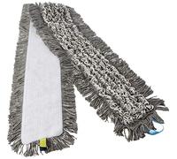 Vikan 549610 Damp 43 Lot de 5 serpillères, crochet et boucle, système VEC de 120 cm, gris, boîte de 5