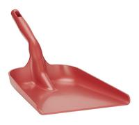 Vikan 56744 Lot de 12 pelles à main en polypropylène détectable Rouge Longueur 550 mm