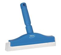 Vikan 77513 Raclette à tête fixe en caoutchouc mousse et polypropylène Bleu 25,4 cm