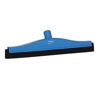 Vikan 77523 Raclette à tête fixe en caoutchouc mousse et polypropylène Bleu 40,6 cm