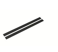 Vikan - Bandes de remplacement en microfibre - Pour cadre de balai supérieur - 245mm - ensemble de 2 bandes - Noir