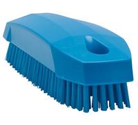 Vikan – Brosse à ongles hygiénique – Fibres dures – 130 mm – Bleu