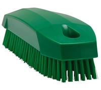 Vikan – Brosse à ongles hygiénique – Fibres dures – 130 mm – Vert