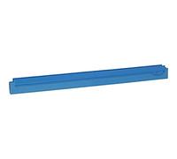 Vikan Brosse en caoutchouc double hygiénique Raclette Lame de rechange, 7733, bleu, 1
