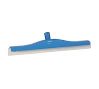 Vikan Brosse en caoutchouc mousse polypropylène Cadre fixe Tête pivotante cou Raclette, 7763, bleu, 1