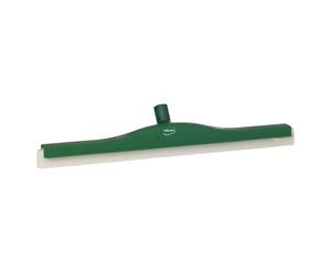Vikan Brosse en caoutchouc mousse polypropylène Cadre fixe Tête pivotante cou Raclette, 7764, Green, 1