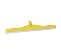 Vikan Brosse en caoutchouc mousse polypropylène Cadre fixe Tête pivotante cou Raclette, 7764, jaune, 1