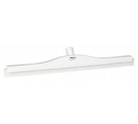Vikan Brosse en caoutchouc Polypropylène Cadre Banc double lame Raclette, 7713, blanc, 1
