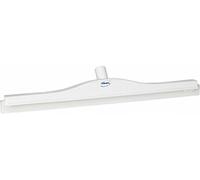Vikan Brosse en caoutchouc Polypropylène Cadre Banc double lame Raclette, 7714, blanc, 1