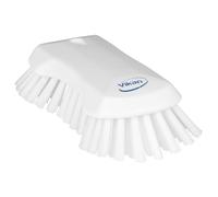 Vikan Brosse, polypropylène, Polyester, Acier Inoxydable, Blanc, XL