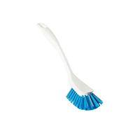 Vikan - Classique - Brosse à vaisselle design - Fibres moyennes bleues - Blanc
