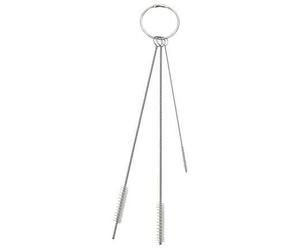 Vikan - Ensemble de brosses pour tuyaux d'hygiène - Fibres douces - 3 pièces à anneau - Blanc