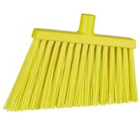 Vikan - Hygiène - Balai d'angle - Fibres inclinées longues et extra dures - Jaune