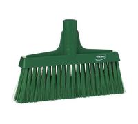 Vikan - Hygiène - Balai de passage - Avec manche droit - Fibres douces - Vert