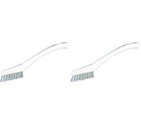 Vikan - Hygiène - Brosse de précision - Fibres Extra dures - Blanc (Lot de 2)