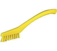 Vikan - Hygiène - Brosse de précision - Fibres extra dures - Jaune