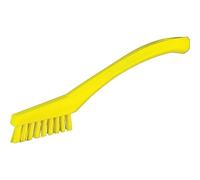 Vikan – Hygiène – Brosse de précision – Fibres extra dures – Jaune