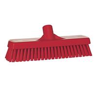 Vikan - Hygiène - Brosse pour sols - Dure - 305mm - Rouge