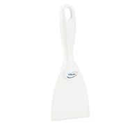 Vikan - Hygiène - Grattoir à main - Droit - Polypropylène - Blanc - 75mm