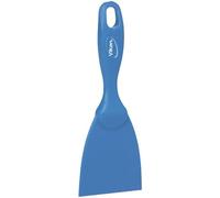 Vikan - Hygiène - Grattoir à main - Droit - Polypropylène - Bleu - 75mm