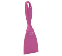 Vikan - Hygiène - Grattoir à main - Droit - Polypropylène - Rose - 75mm