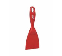 Vikan - Hygiène - Grattoir à main - Droit - Polypropylène - Rouge - 75mm