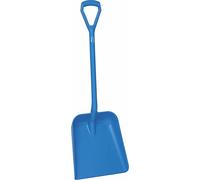 Vikan - Hygiène - Pelle - Manche droit - Grande lame - Polypropylène - Bleu